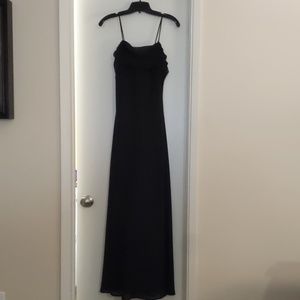 Vintage Y2k Black formal slip dress